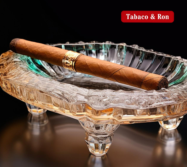 Puro sobre un cenicero